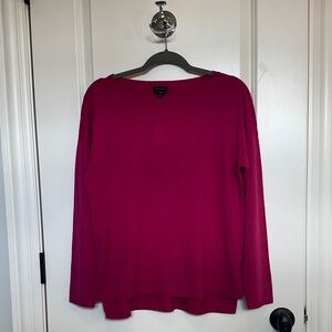 Talbots Cashmere Fuchsia Long Sleeve Sweater - Sz L